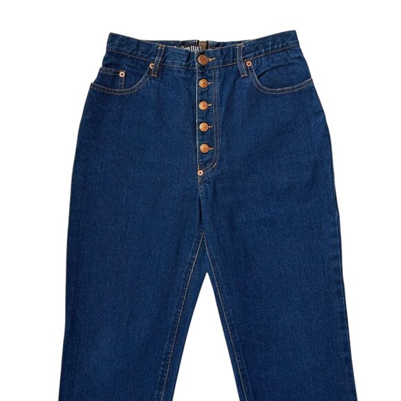 90s Vintage Gaultier Jeans Modson Highwaisted Back Zipper Avant-Garde Edgy. - Picture 4 of 13